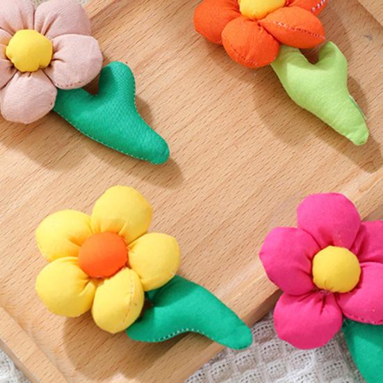 Bag Ornament Exquisite Shape Super Soft Fabric All-Purpose Hair Clip Brooch Pin