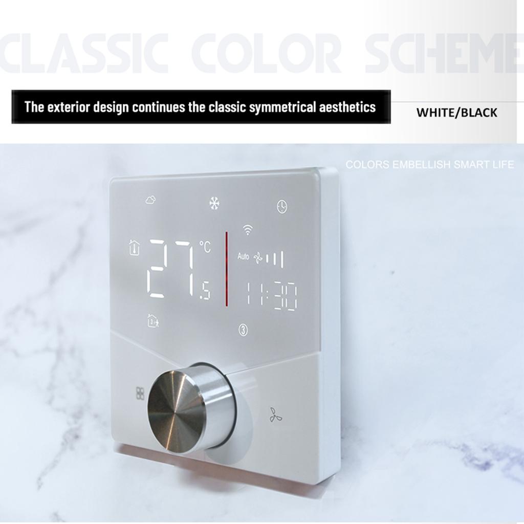 2 Pipe Conditioning Control Panel Digital Display Central HVAC Controller 5+2 6 Periods Programmable