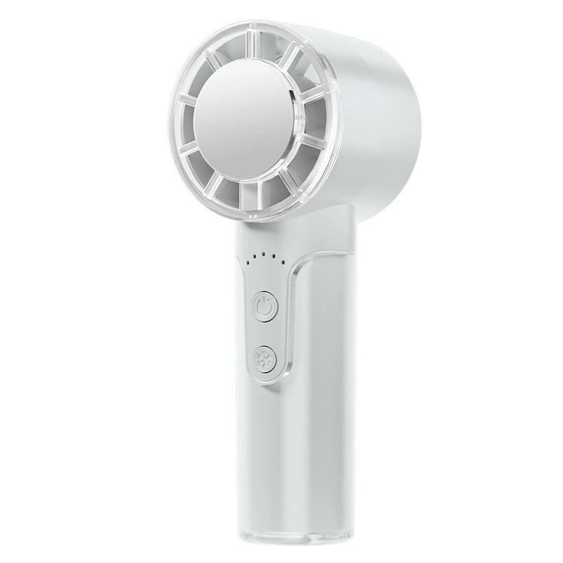 

Ventilador portátil de mano con refrigeración, mini ventilador USB recargable para escritorio y viaje