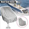 Boat Seat Cover Folding Detachable Elastic Rope Case Protector Silver