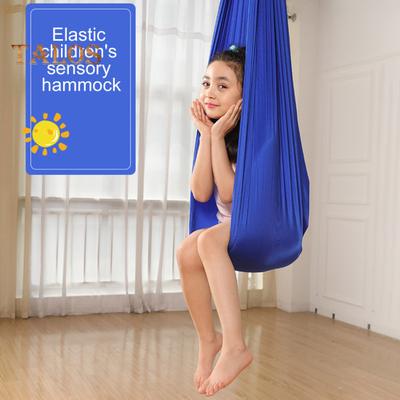 Senzorická houpací síť pro děti, lehká terapeutická houpací látka, senzorická houpací síť, závěsné křeslo na jógu, prodyšná senzorická taška