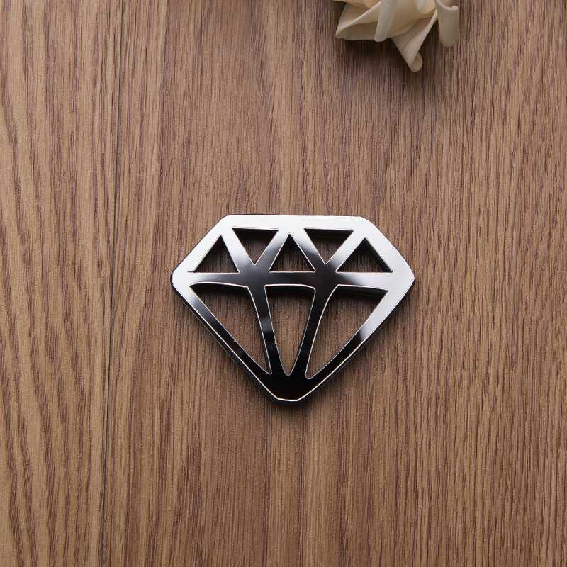 Home Decoration Acrylic Cross-Border Hot Wall Stickers Letters Creative Arabic Numerals Decorative Mirror Word Eva