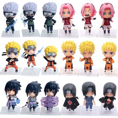 11cm 3 Stück/Set Naruto Anime Actionfigur Uchiha Itachi Kakashi Cartoon Spielzeug Akatsuki Sammlerstück Ornament Für Erwachsene Geschenk Beweglich Gelenkig Maßstab