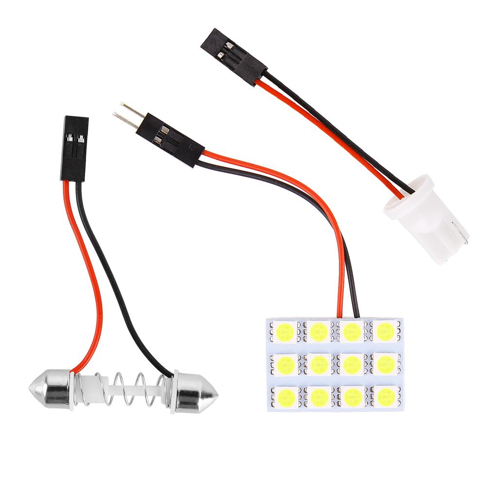 Dome Light For Car | 41mm Double Tip Car Roof Lights Interior | Ceiling Reading Lamp High Brightness Smart Decoding For Vehicle Boat Roof, Dome Lights