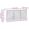 TV Stand White 99 x 34.5 x 50 cm Engineered Wood
