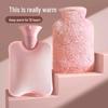 Plush Explosion-Proof Hot Water Bag for Warmth and Comfort