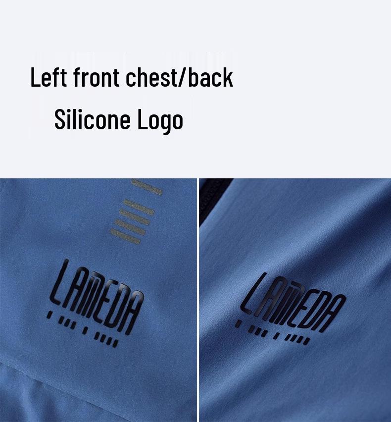 Lampaida Unisex Windbreaker Vest: Sweat-Absorbent, Quick-Dry Cycling Jersey for Spring/Summer.