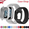 Nylon Strap+Silicone Case For Redmi Watch 5 Active/Lite Sport Band Protective Cover Bumper For Redmi Watch 5Lite/Active Bracelet