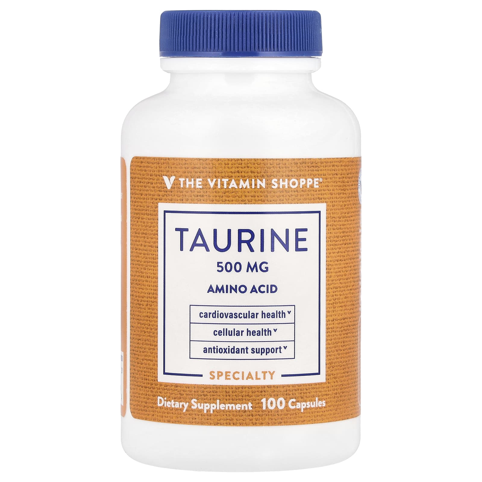 

Taurine, 500Mg, 100 Capsules
