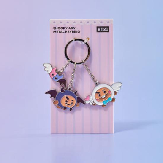 BT21 Angel & Villain Edition Metal Key Ring