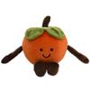 Persimmon Plush Doll & Peanut Pendant Ornament: Wedding Throw Pillow & Hanging Decoration Gift
