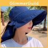 Sun Protection Sun Hat For Women With Wide Brim Uv Shield For Summer Outdoor Activities