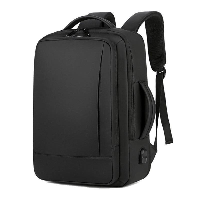 High-Capacity Waterproof Men's Business Travel Backpack - Fashionable and Durable for Laptops
