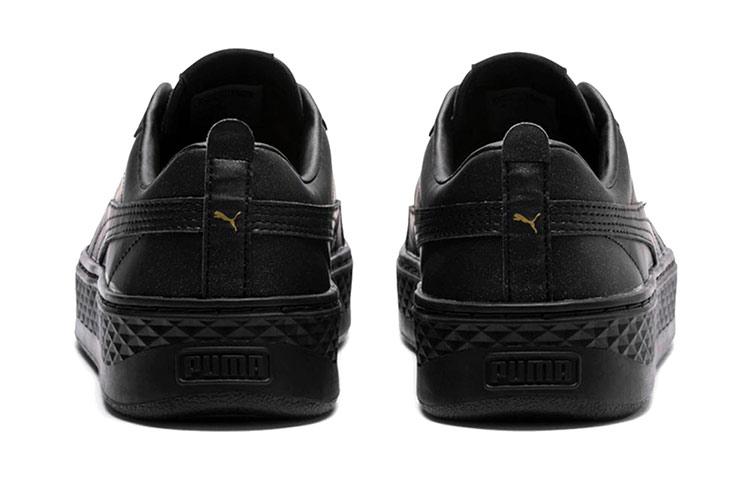 Women's Sneakers PUMA Smash Platform Lx Black/Gold Women's