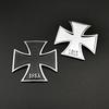 Métal Chromé 3D Allemagne 1813 Malte Symbole de Vertu Médaille Croix Emblème Moto Voiture Styling Badge Autocollants Coffre Autocollant