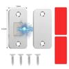 1/20Set Strong Magnetic Cabinet Catches Drawer Magnet Catch Latches Ultra Thin Door Magnets Stop Furniture Kitchen Closet Closer