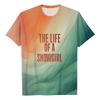 Children's casual letter print short-sleeved top T-shirt