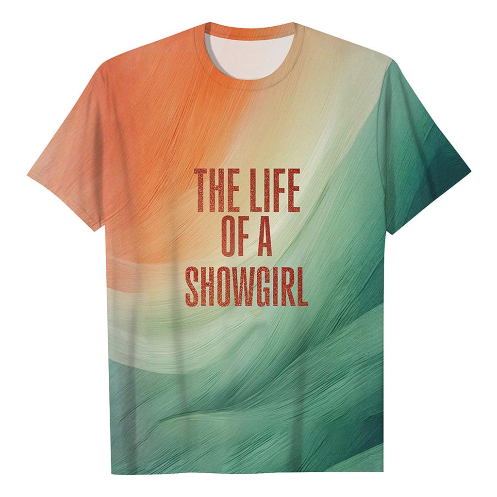 Children's casual letter print short-sleeved top T-shirt