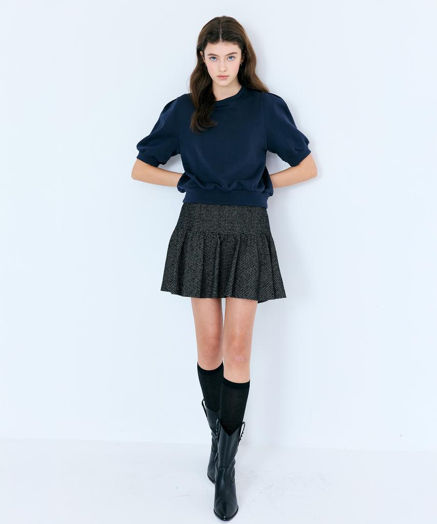 Peileu Étoile Tweed Skirt