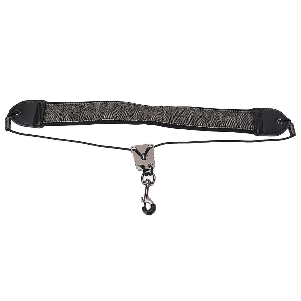 Saxophone Neck Strap Metal Cotton Adjustable Sax Neck Harness for Soprano Alto Tenor Saxophones