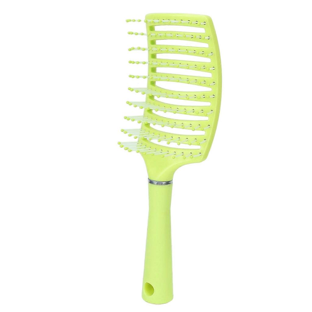 Detangling Hair Brush Professional Men Women Vented Paddle Hair Brush Styling Tool for Thick Straight HairFluorescent Yellow