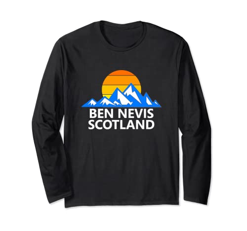 Ben Nevis Scotland Mountains Hiking Long Sleeve T-Shirt