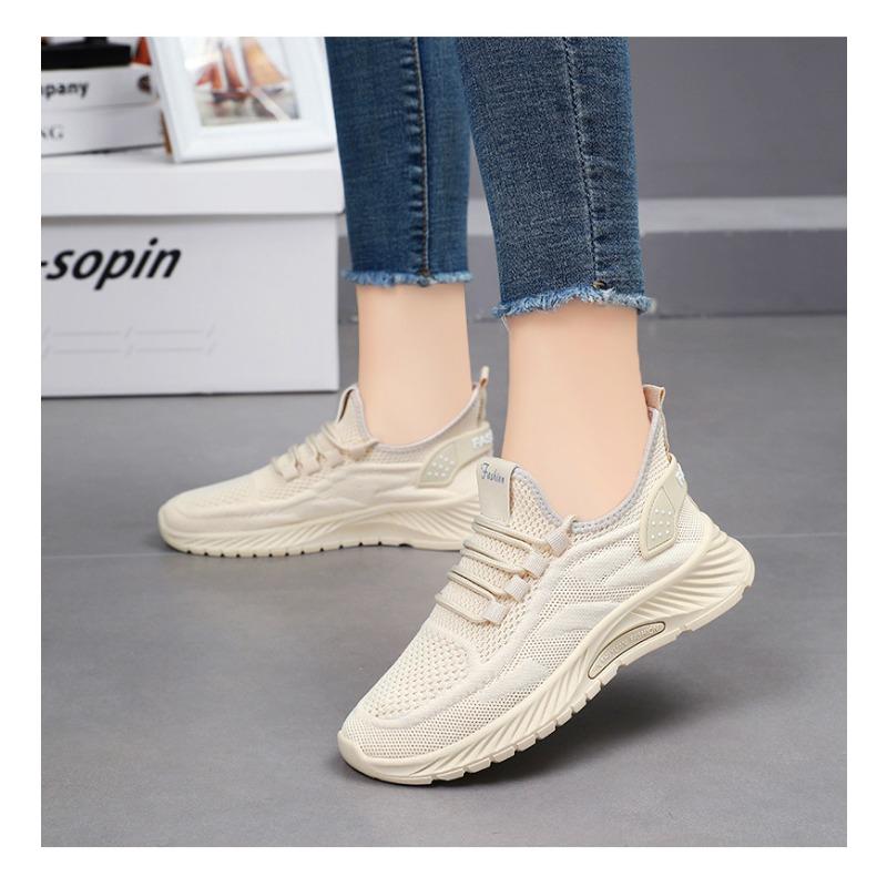 Shoes Women's Summer New Fashion Casual Running Shoes Trendy Fly Woven Women's Shoes Sports Shoes