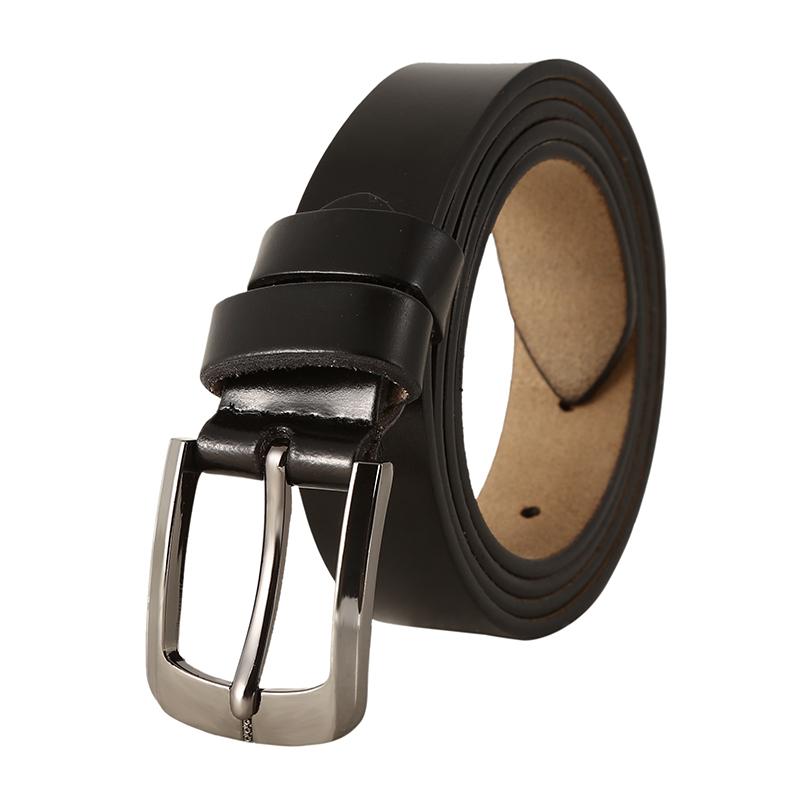 Customized Pin Buckle Real Genuine Leather Belt Adjustable Women Belt