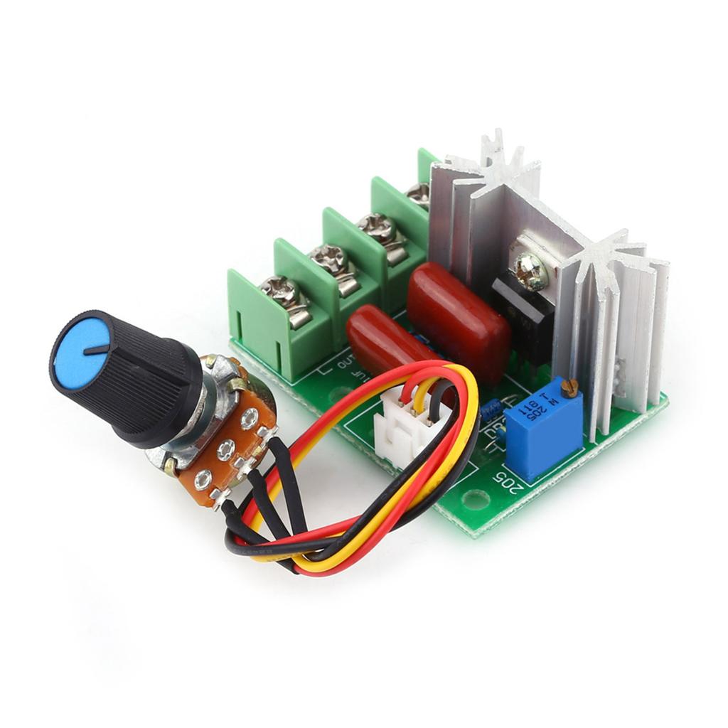 AC 50 220V 2000W SCR Electric Voltage Regulator Temperature Motor Speed Controller Light Dimmer
