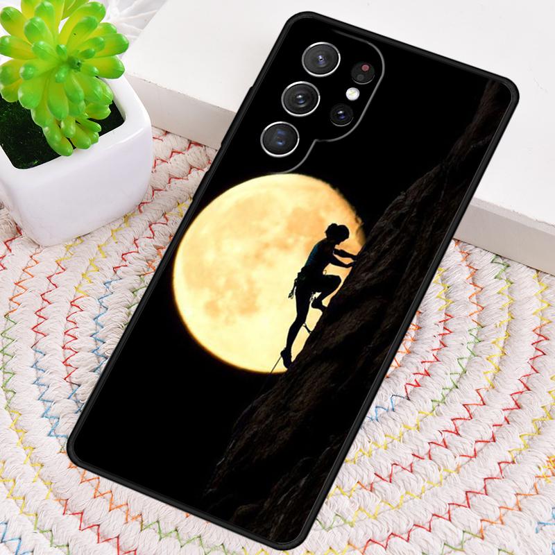 Mountain Climbing Silicone Phone Case For Samsung Galaxy note 10 pro S26 S25 S24 S23 S22 S21 Plus S25Ultra Capa Cover
