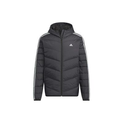 Sport Performance Colorblock Long Sleeve Hooded Down Jacket Men Outerwear Black IK7601