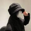 Harajuku Suede Beret Hat Plush Plush Octagonal Cap Fashion Painter Hat  Autumn