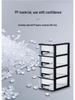 Transparent Small Drawer Desk Organizer and Storage Cabinet