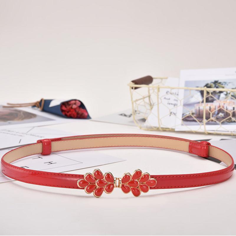 Belt Ladies Decorative Belt, Sweet Rhinestone Belt, Butterfly Pair Buckle With Belt Women