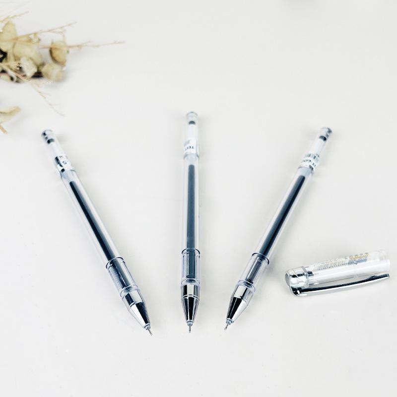 High-Quality Black Pen Set: 0.5 Signature Ballpoint, Ideal for Students & Exams