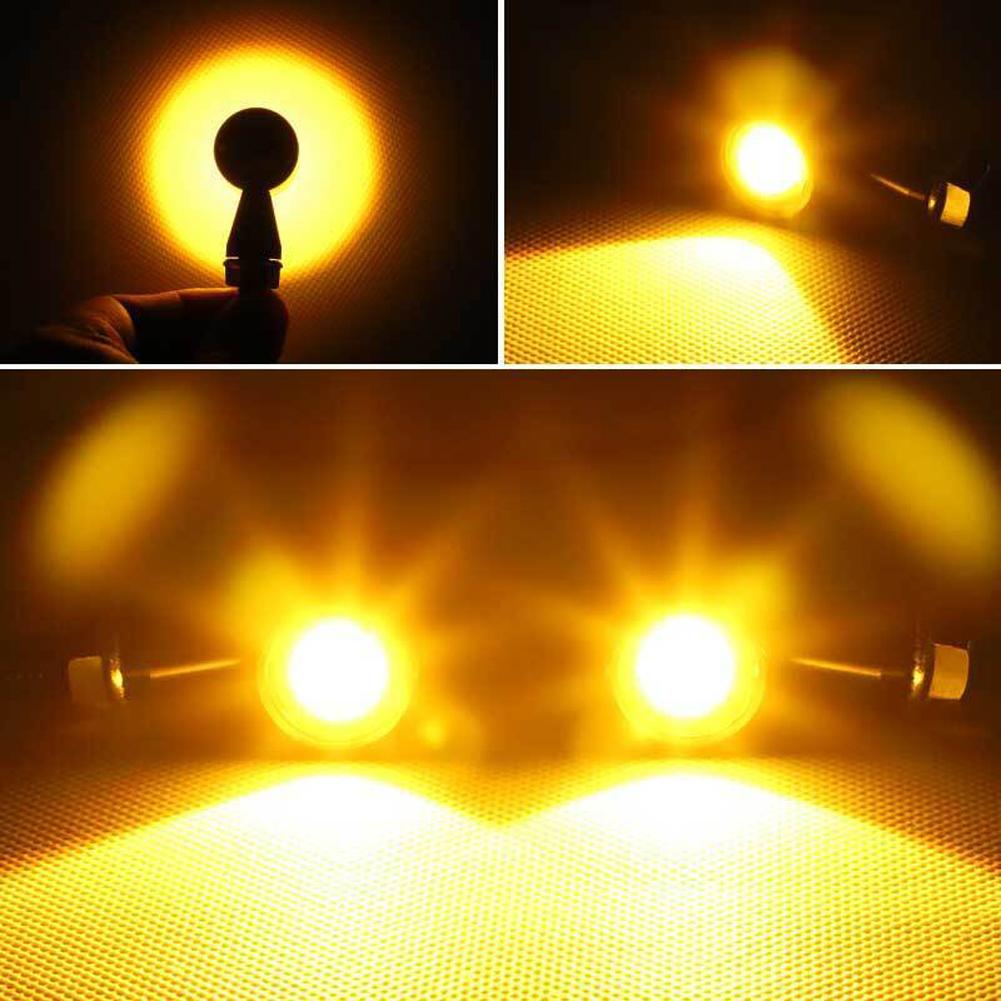2pcs Universal Motorcycle Turn Signal Work Light Retro Mini Led Lamp Indicator Flashing Light