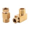 1/8" 1/4" BSP M4/5/6/8/10 Metric Male 4 6 8mm Compression Straight Elbow Tube Brass Pipe Fitting Oil Lubrication System