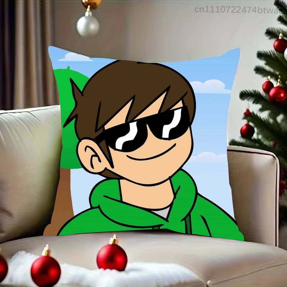 EEddsworld TTord Edd Pillow Case For Living Room Bedroom Hotel Pattern Printed Cushion Cover Decorations and Protector