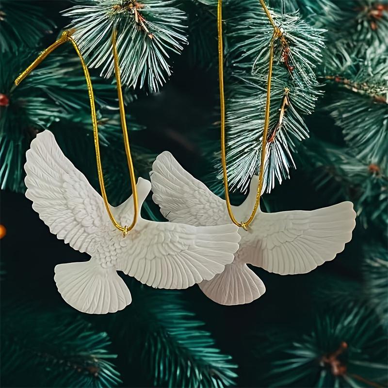 Friendship Doves Home Alone Resin Nativity Ornament Doves Christmas Tree Decorations Christmas Decorations Gifts Souvenir