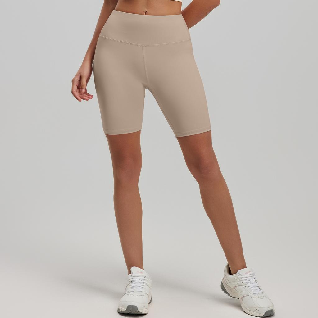 Women's athletic and fitness shorts, peach-shaped five-point pants, high-waisted elastic leggings for lifting buttocks, suitable for yoga.