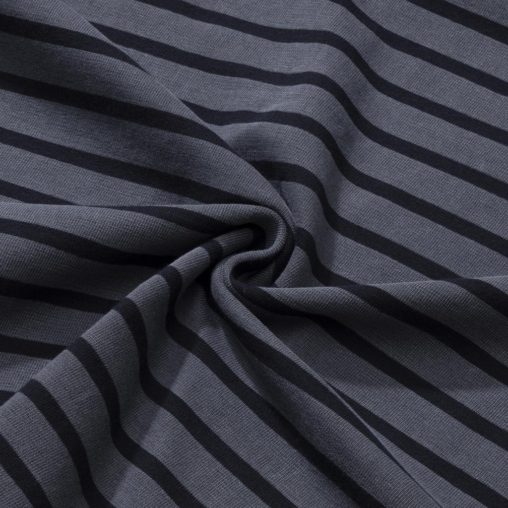 PSSHOPPER Pigment Stripe Long Sleeve [Navy]