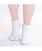 [KYOETSU] Women's Warm Fleece White Tabi Socks with Fasteners, Sizes 21.5cm-28.0cm (2L)