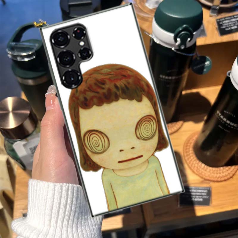 

Cute Nara Yoshitomo Art Cases Phone Case for Samsung Galaxy S26 Ultra S25 Edge S24 S23 FE S21 Plus S20 S22 S10 Cover TPU Capa Sh Samsung S25 Plus