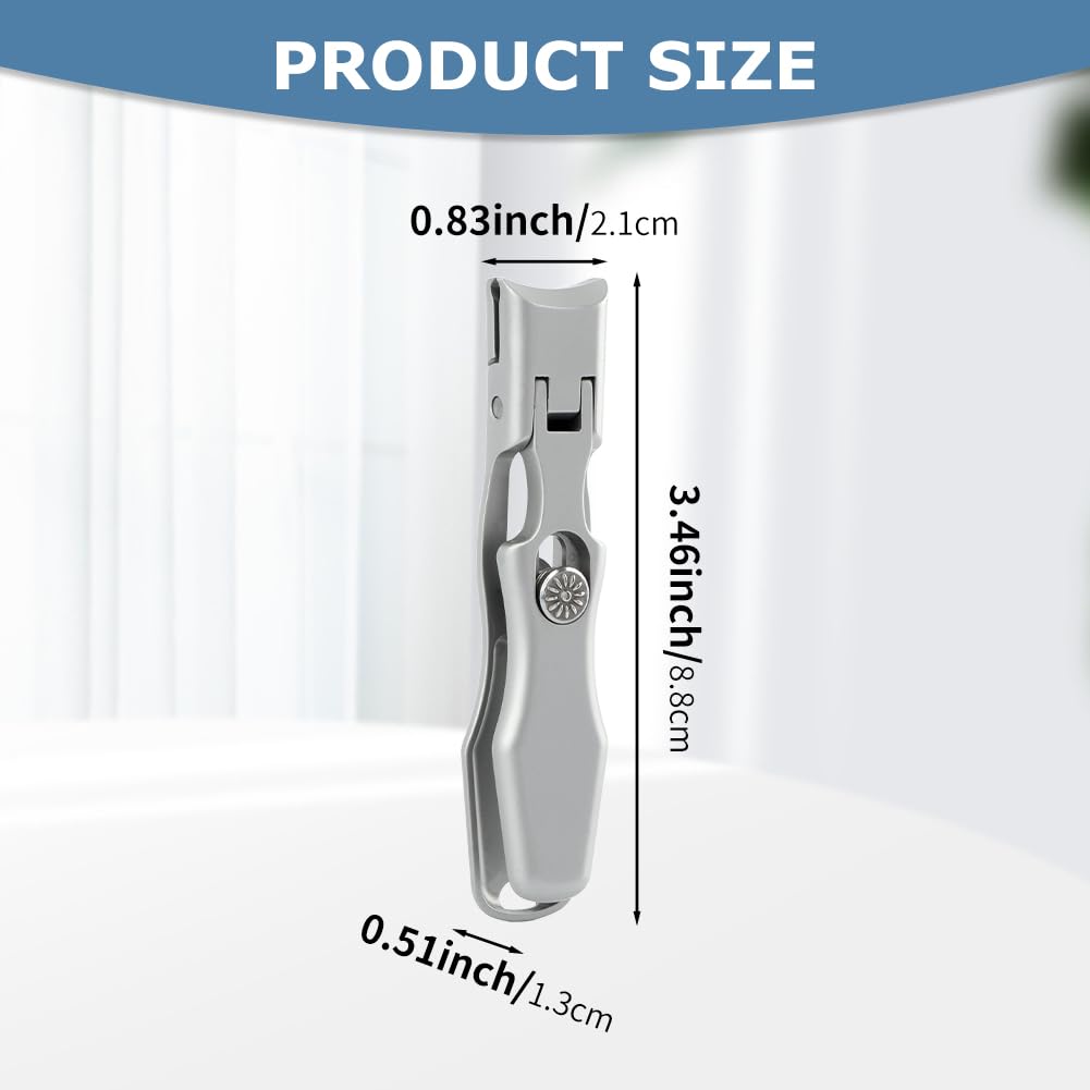 Cortauñas alemanas, Cortauñas alemanas de acero inoxidable ultra afiladas nuevas de 2025 para hombres, Juego de cortauñas alemanas con lima de uñas