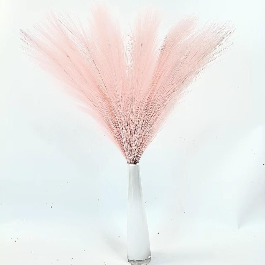 6PCS Artificial Pampas Grass Decor Flowers Fake Plant Reed for DIY Floral Table Arrange Flower Wedding Home Christmas Decoration