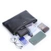 Men'S Soft Leather Wallet Long Purse Men Clutch Bag Large Capacity Zipper Wallets