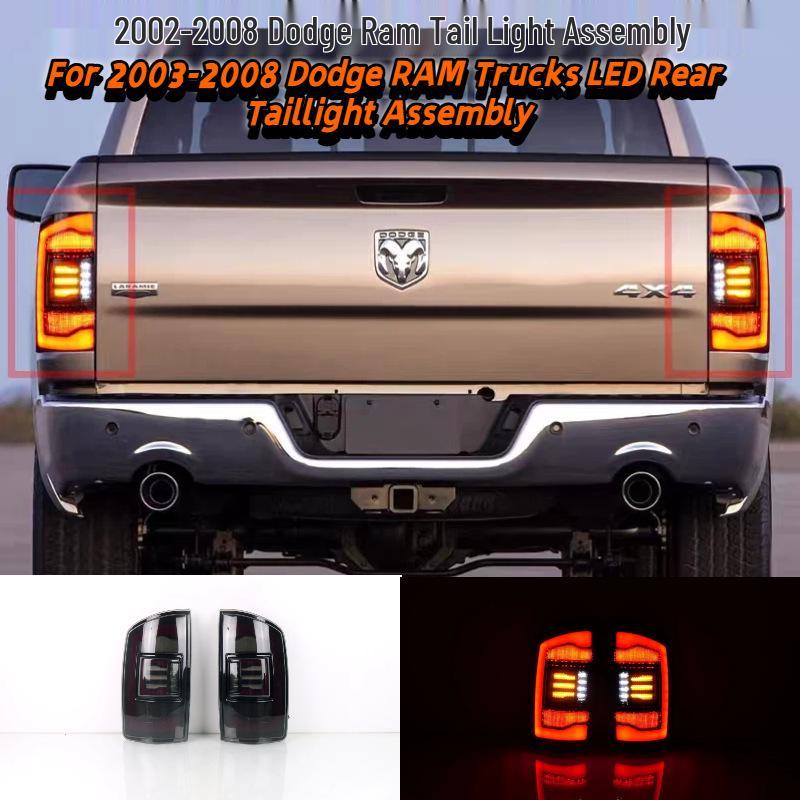 

Fits 2002-2008 Dodge Ram Trucks: Taillight Assembly Modification 2003-2008 RAM 2500/3500: Pair