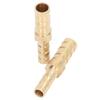 2 Pcs Barbed Fitting Splicer Brass Hose Barb Reducer Hex Reducing Barbed Connector
