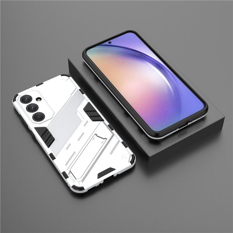 

Для Samsung Galaxy A35 Чехол Для Samsung A35 A05 A05s A15 A25 A55 5G Чехол Панк броня Ударопрочный Жесткий Резиновый Скоба Бампер For A05S 4G белый