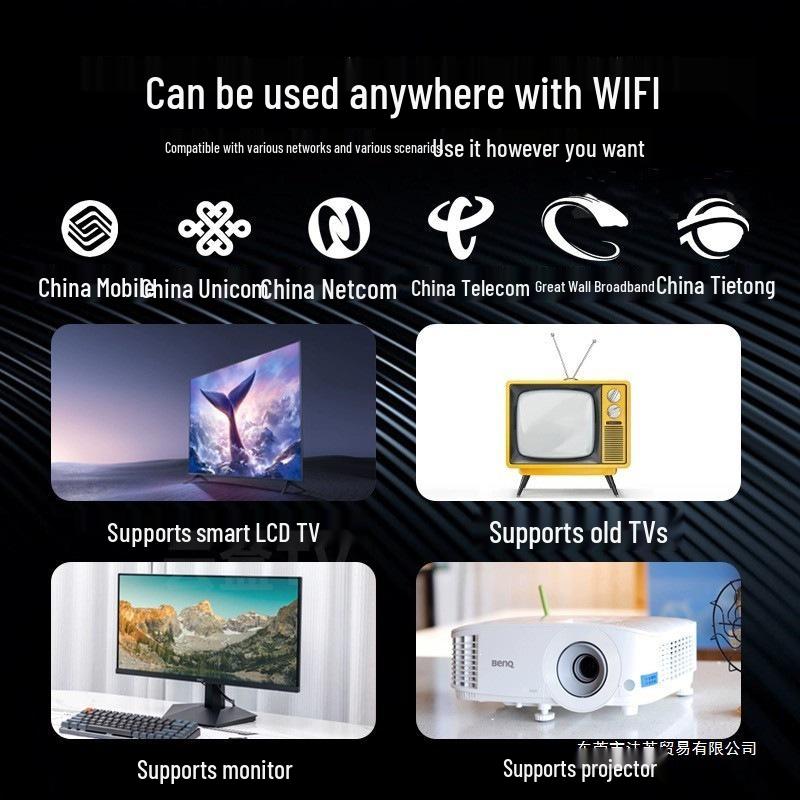 [Grátis] Conjunto de Caixa de TV Telecom WiFi HD 4K - China Mobile